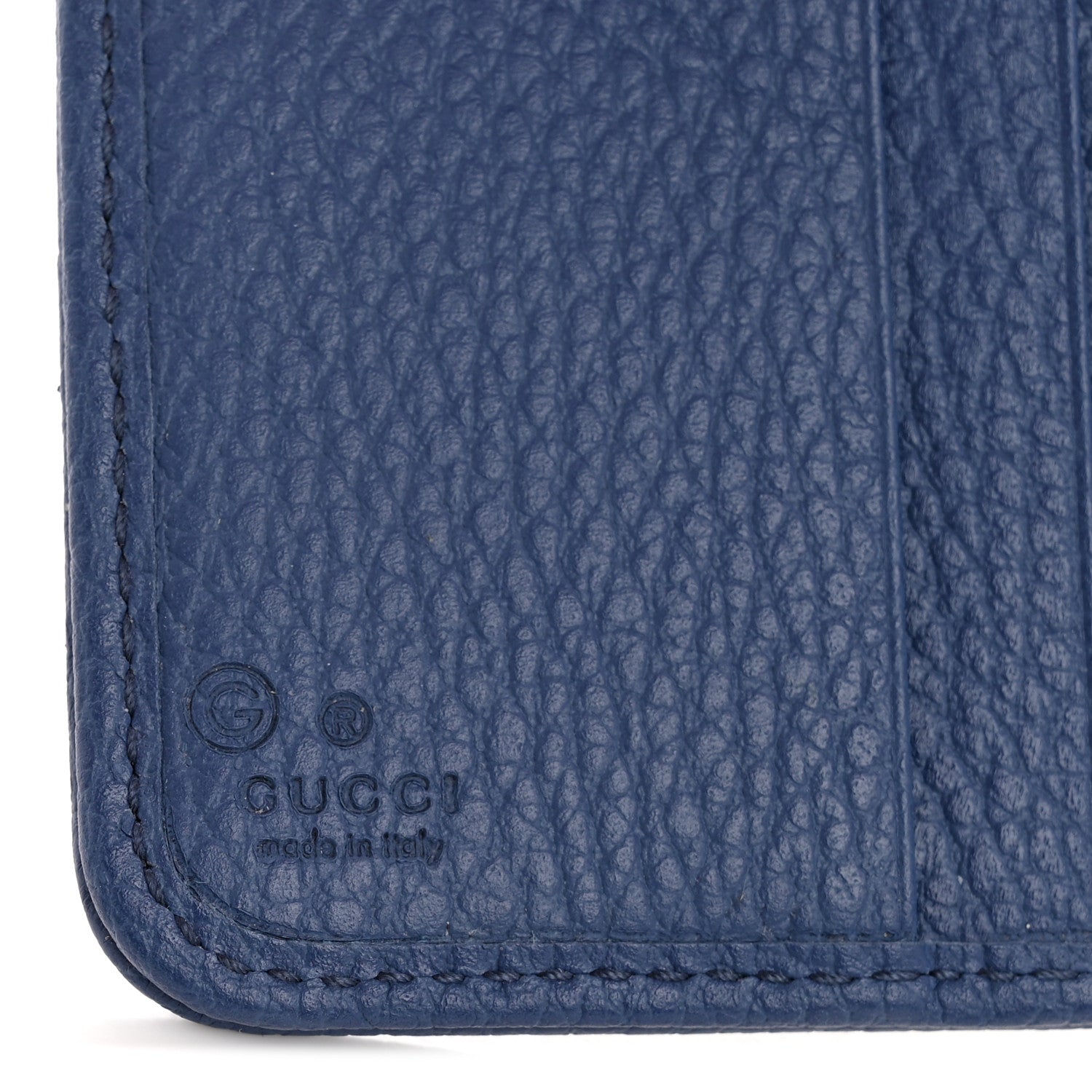 Gucci Monogram Dollar Calfskin Zip Around French Flap Wallet Beige Ebony Caspian 6 of 7