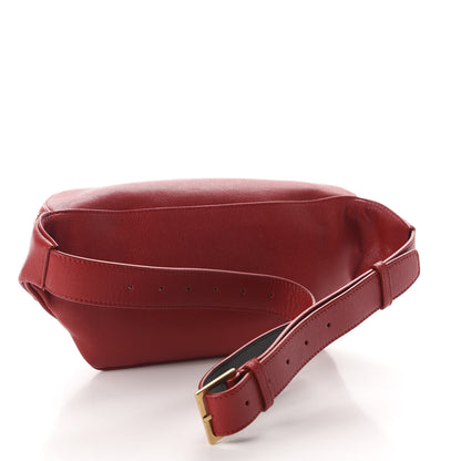 Saint Laurent Grain De Poudre Monogram Belt Bag Rouge Eros 3 of 10