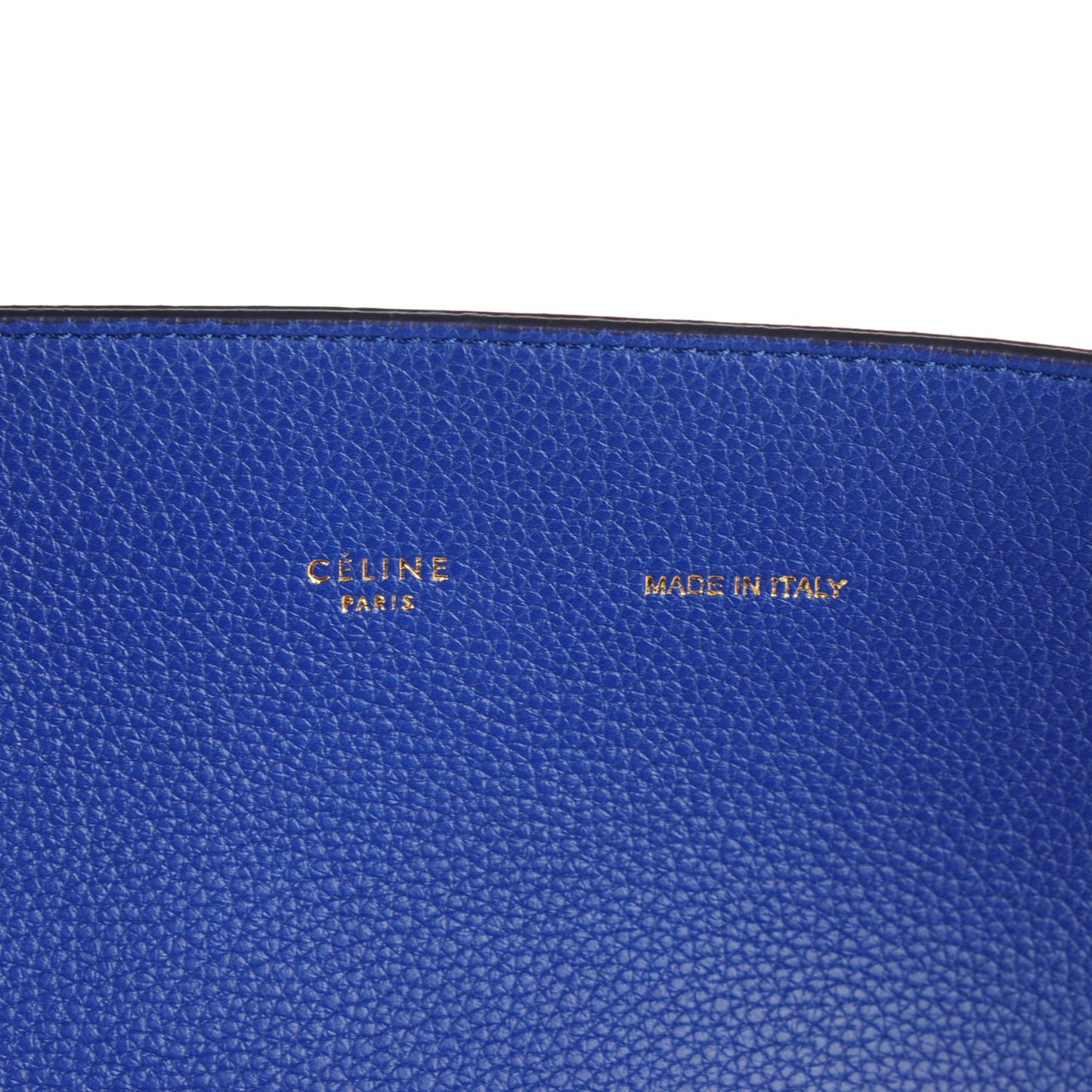 Soft Grained Calfskin Small Cabas Phantom Indigo