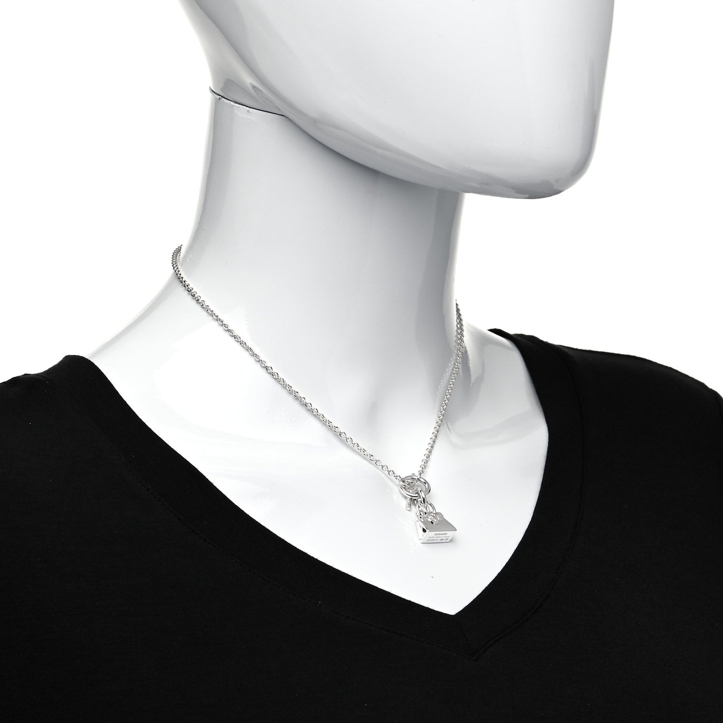 Sterling Silver Birkin Amulette Pendant Necklace