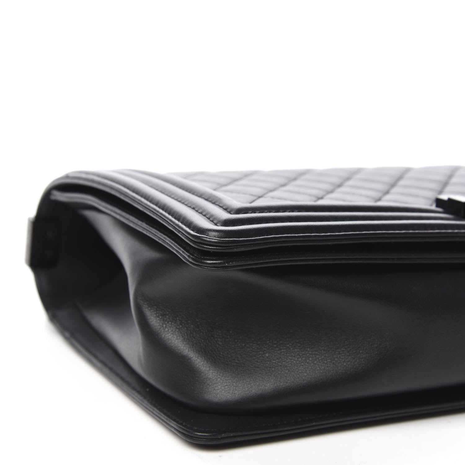Chanel Calfskin Quilted New Medium Boy Flap So Black 6 of 11