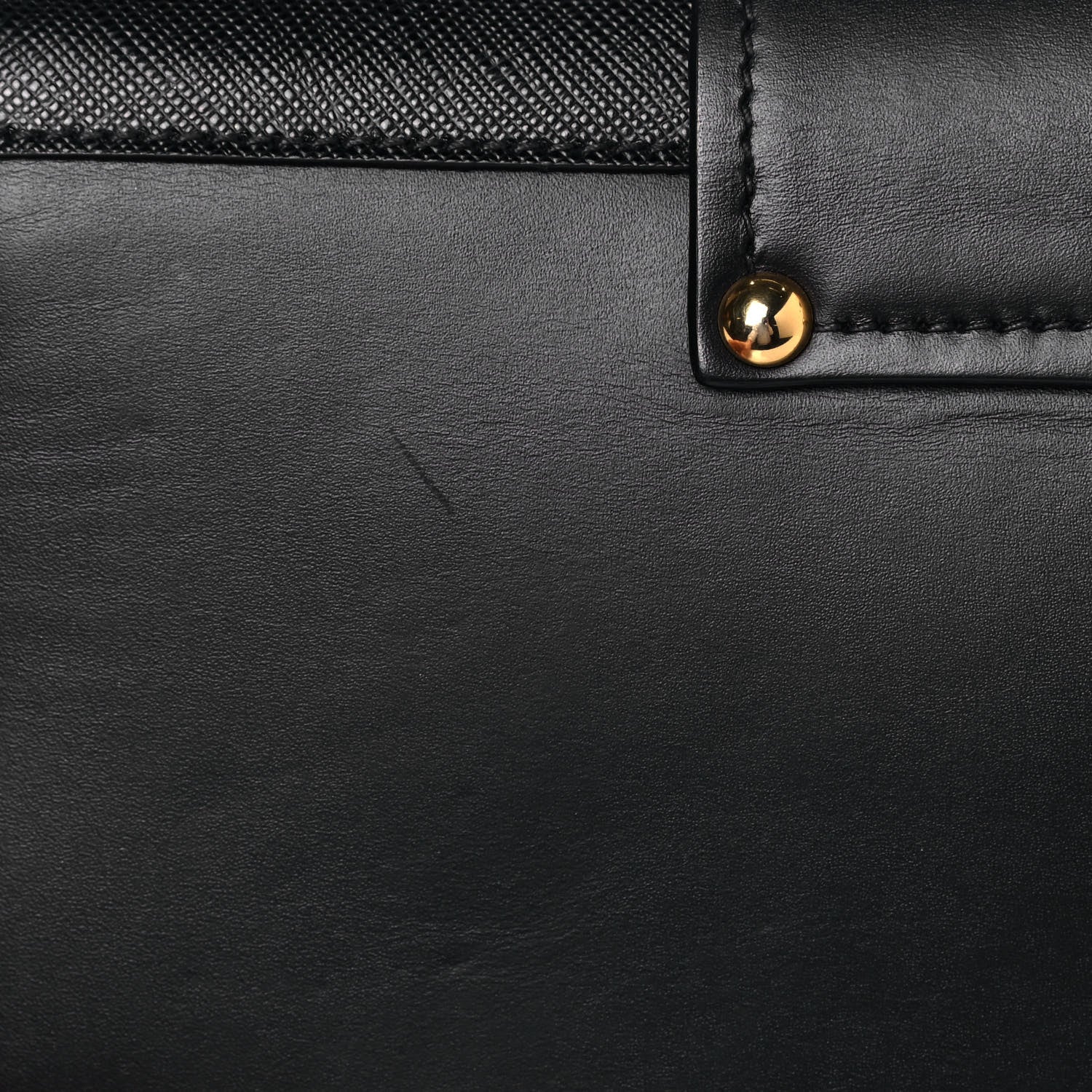 Prada Antic Soft Saffiano Lions Head Cahier Shoulder Bag Black 16 of 22