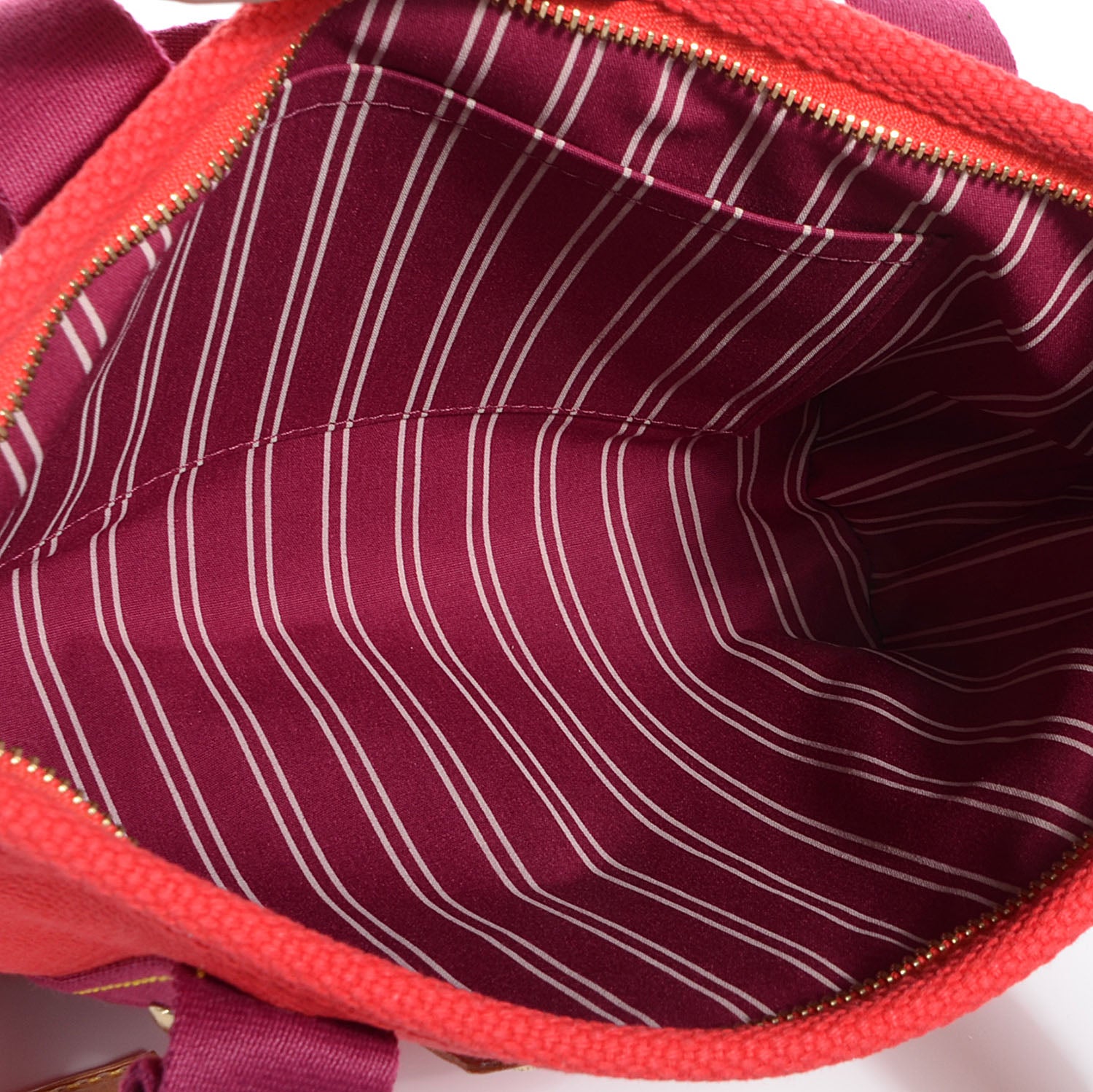 Louis Vuitton Toile Antigua Cabas PM Red Pink 5 of 7