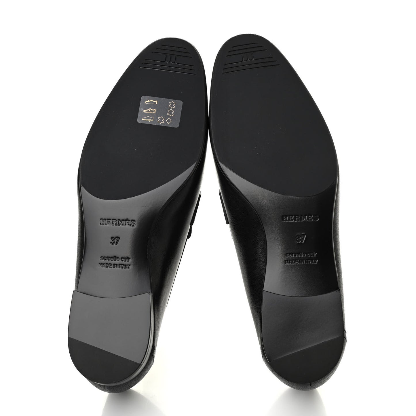 Goatskin Womens Paris Loafers 37 Black