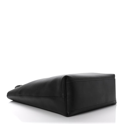 Saint Laurent Calfskin Bold Shopping Tote Black 4 of 8