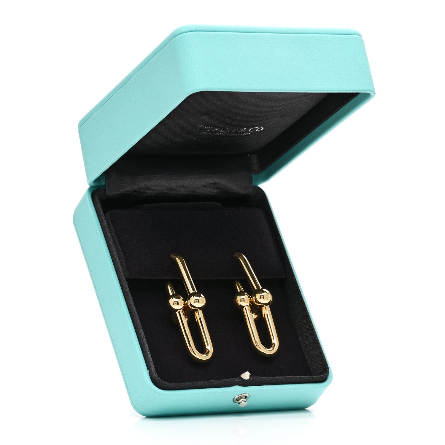 Tiffany 18K Yellow Gold Extra Large HardWear Link Earrings 5 of 5