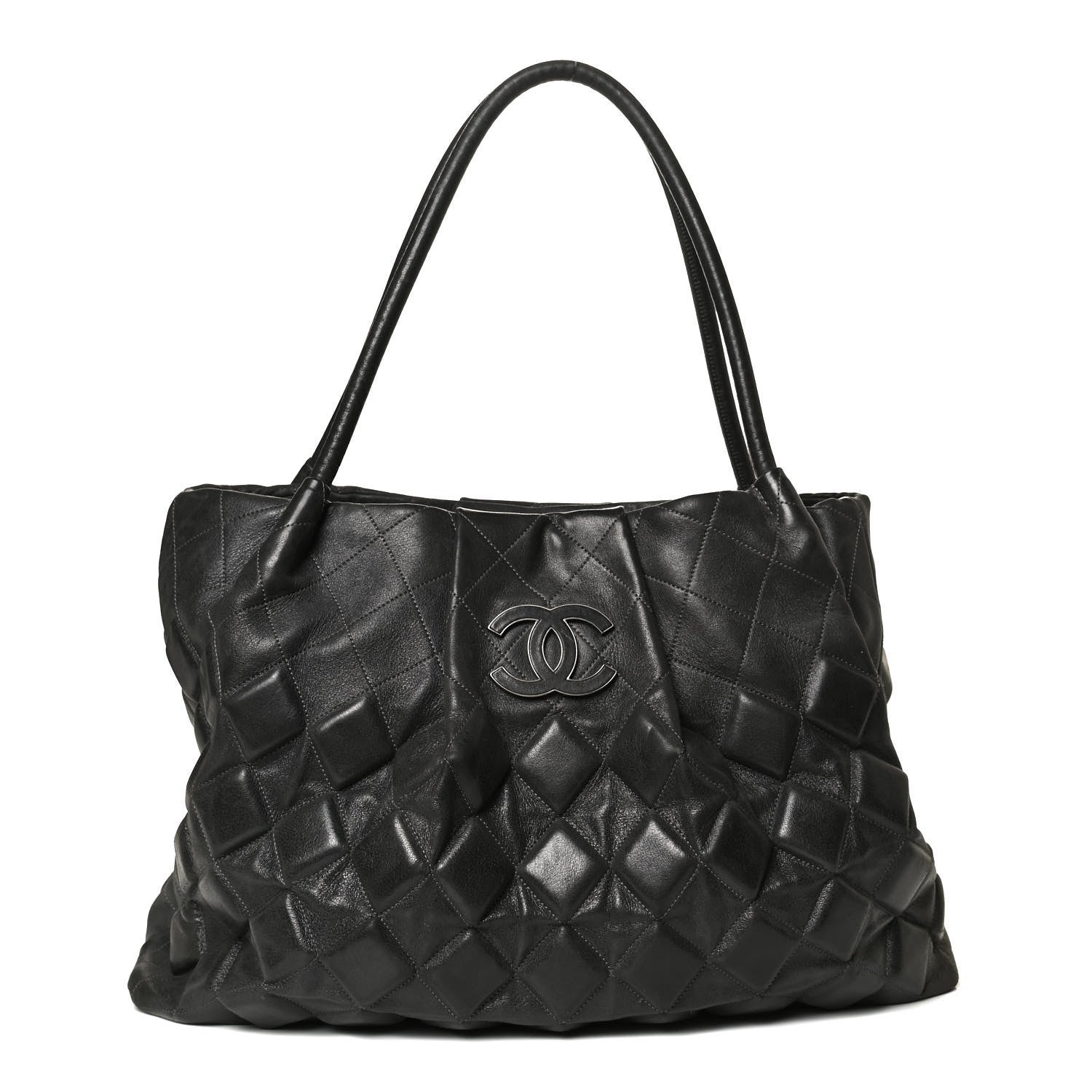 Chanel Calfskin Sloane Square Tote Black 1 of 9