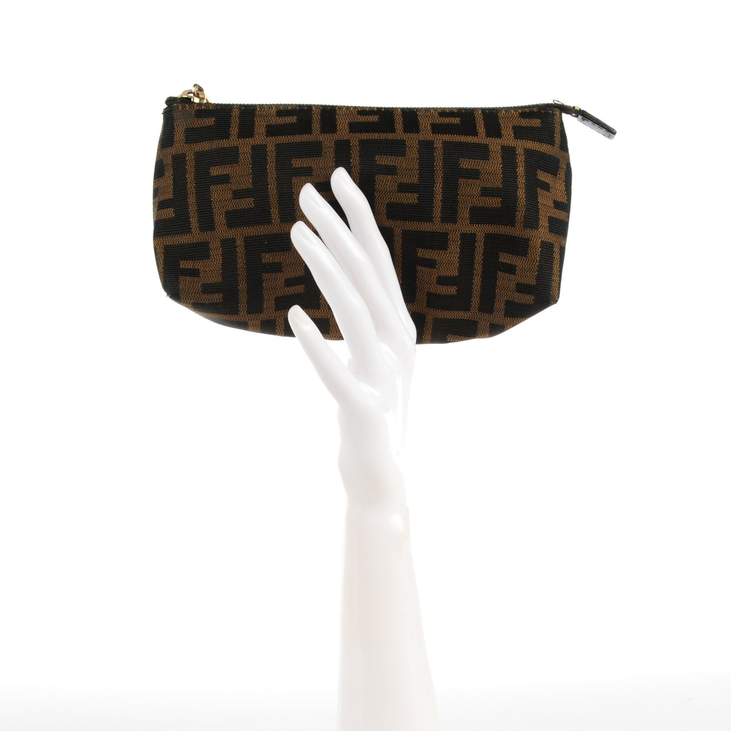 Fendi Zucca Cosmetic Pouch Tobacco 2 of 8