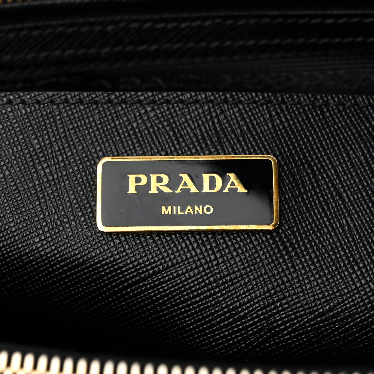 Prada Saffiano Lux Medium Galleria Double Zip Tote Black 6 of 10