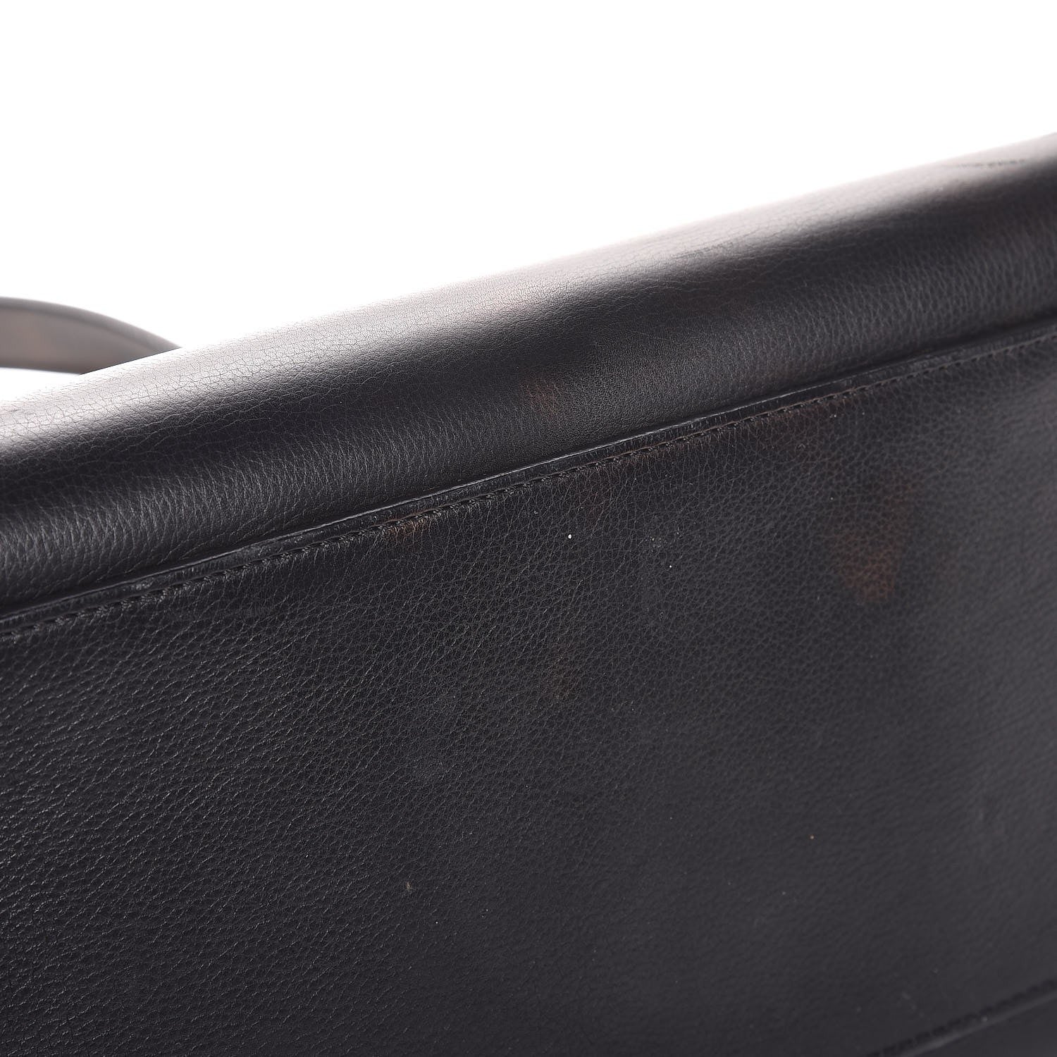 Celine Grained Calfskin Medium Edge Shoulder Bag Black 12 of 17