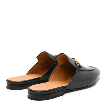 Gucci Calfskin Womens Princetown Slippers 37 Black 5 of 10