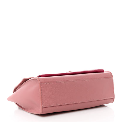 Louis Vuitton Soft Calfskin Mylockme Chain Bag BB Rose Boudoir Lie de Vin 4 of 10