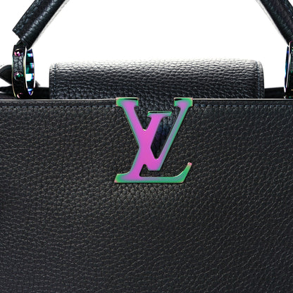 Louis Vuitton Taurillon Capucines BB Scarabeo Iridescent Black 6 of 8