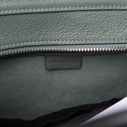 Celine Drummed Calfskin Nano Luggage Celadon 9 of 10