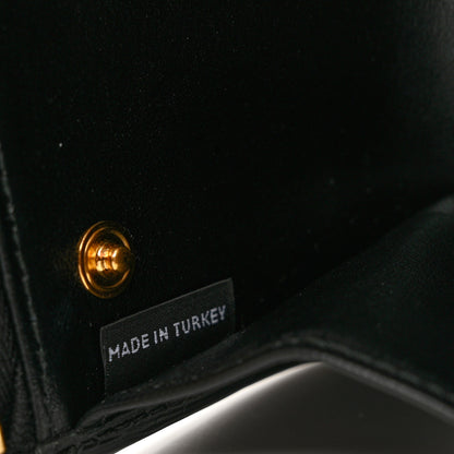 Prada Vitello Metal Zip Around Key Holder Black 6 of 6