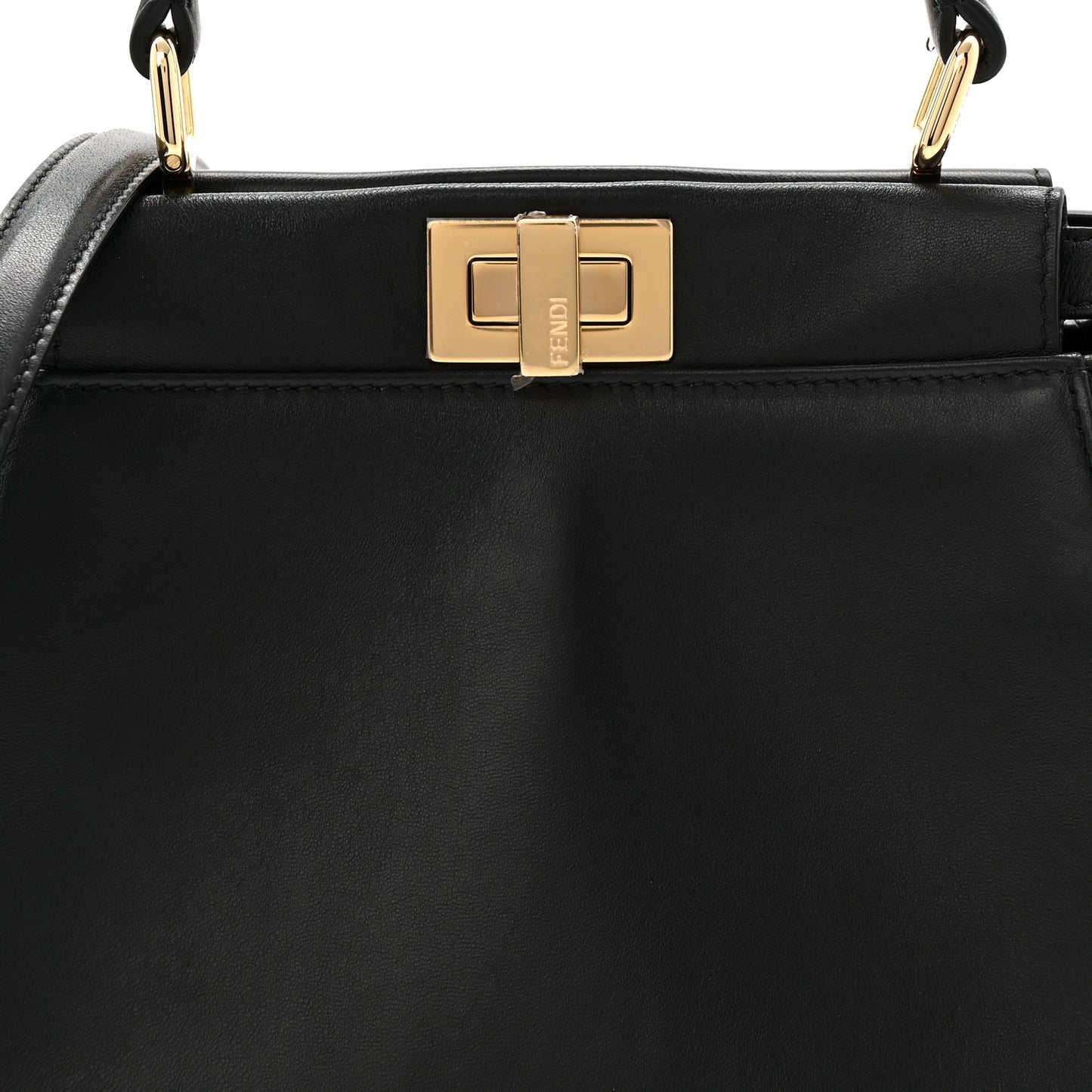 Nappa Mini Peekaboo Iconic Satchel Black