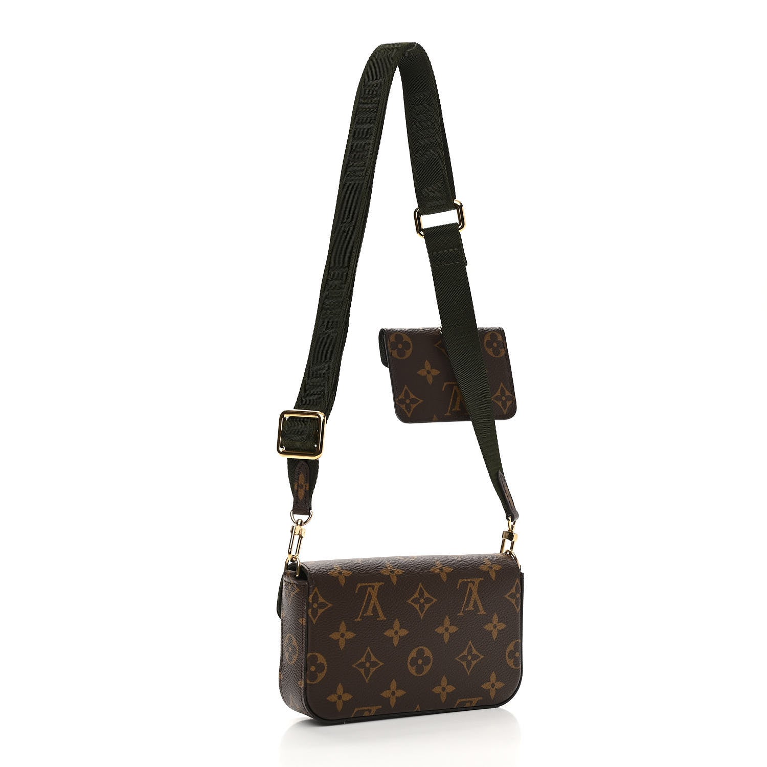 Louis Vuitton Monogram Felicie Strap & Go Kaki 3 of 9