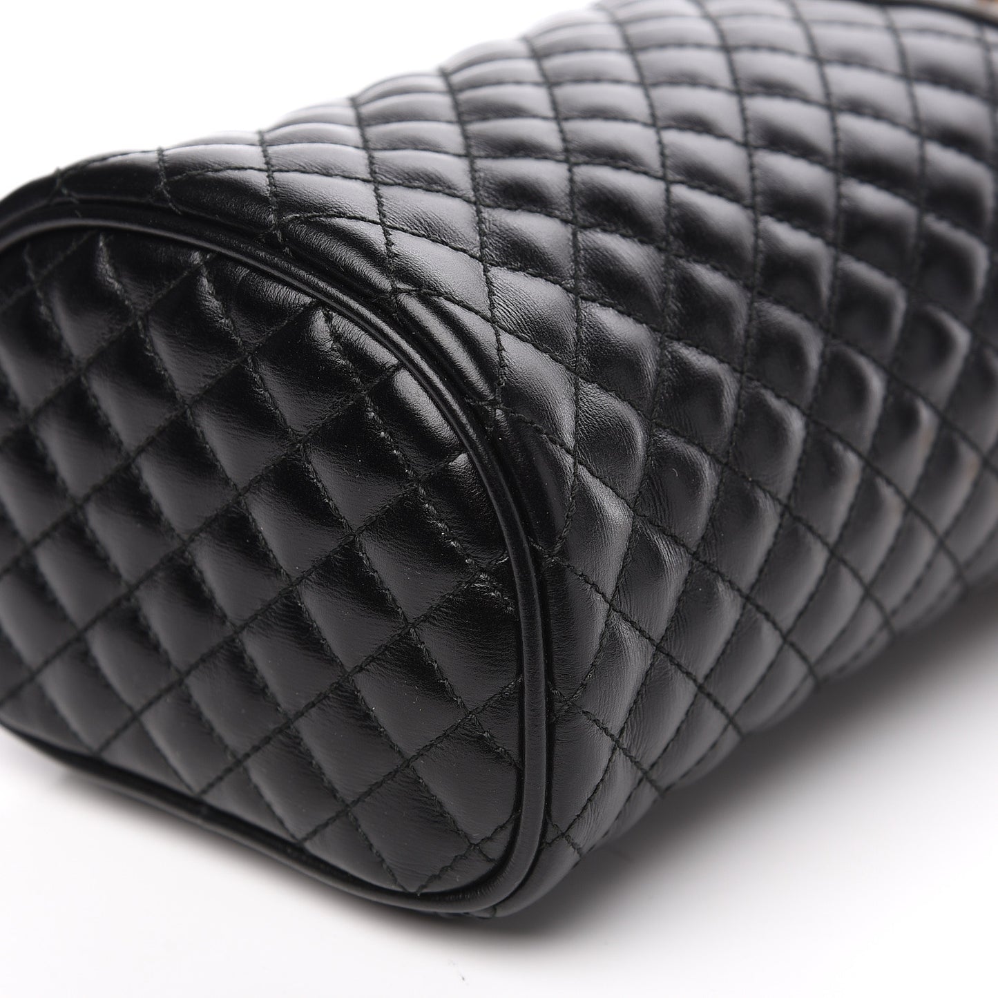 Calfskin Trapuntata Zumi Belt Bag Black