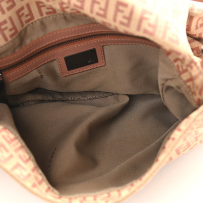 Fendi Zucchino Vitello Mama Baguette Beige Bruciato Bois de Rose 4 of 13