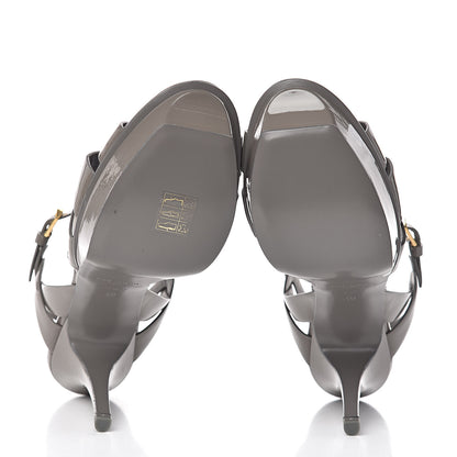 Saint Laurent Patent Tribute 75 Platform Sandals 39 Fog 5 of 9