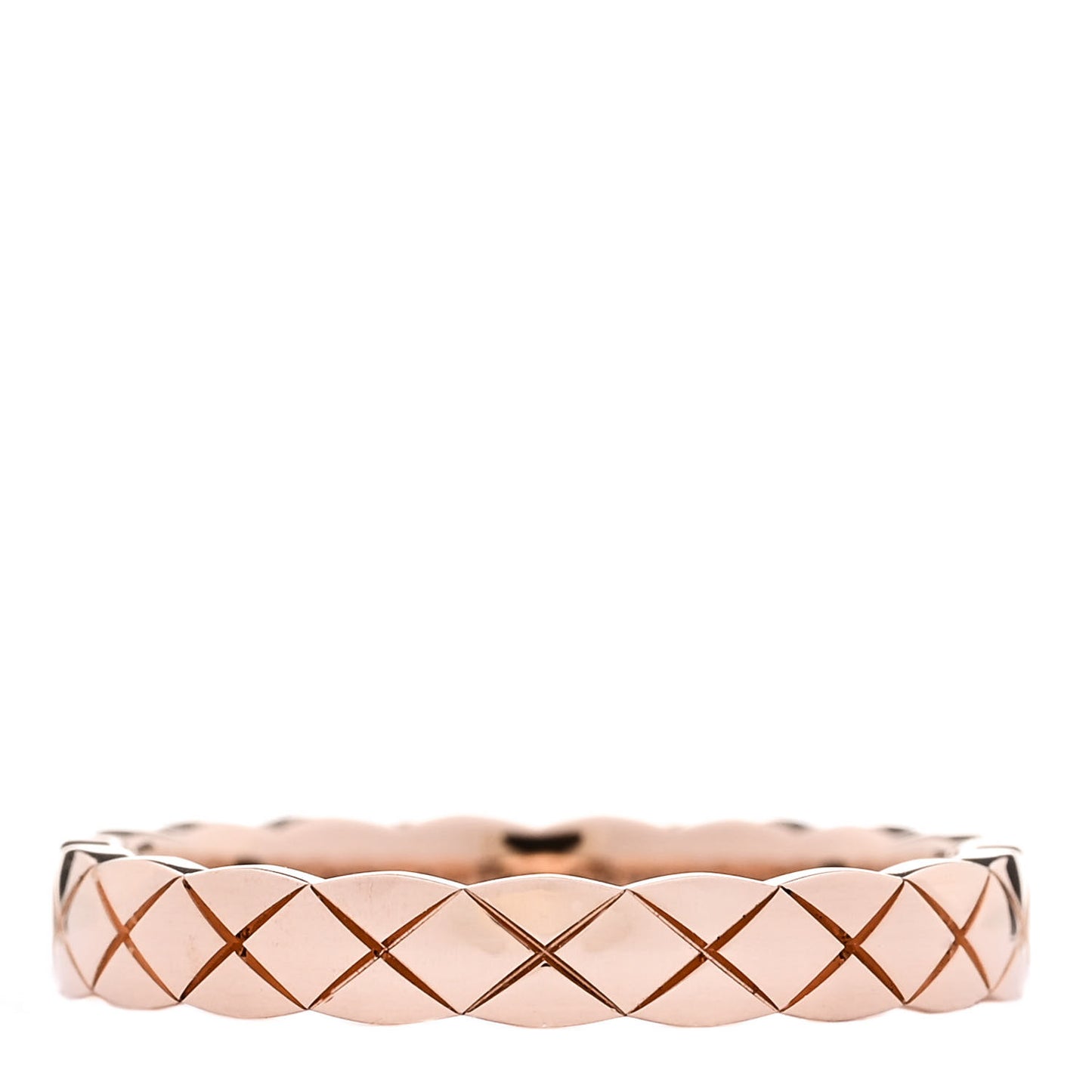 18K Beige Gold Mini Coco Crush Ring 55 7.25