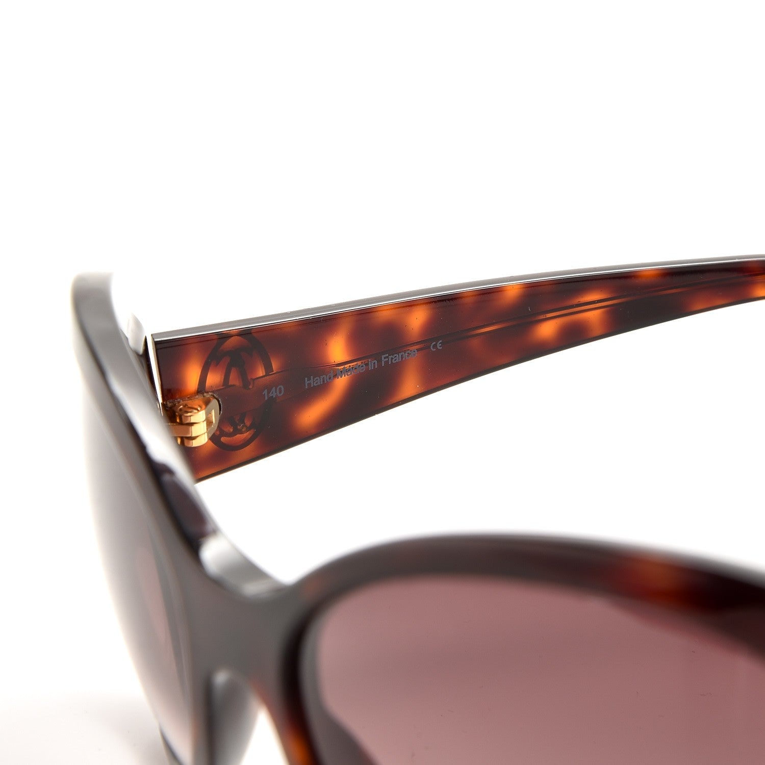 Cartier Tortoise Shell Janis Sunglasses 6 of 8
