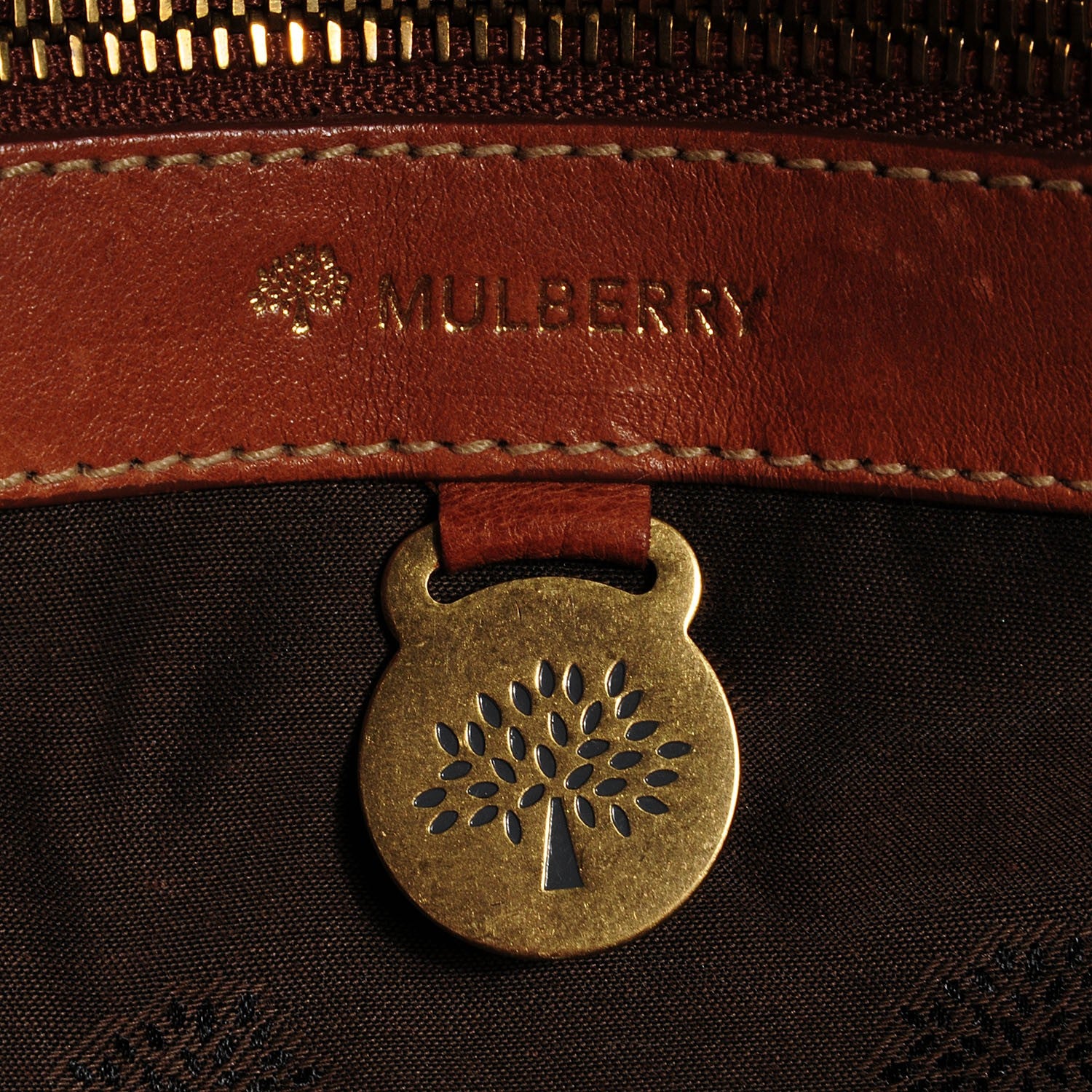 Mulberry Natural Leather East West Bayswater Oak 6 of 9