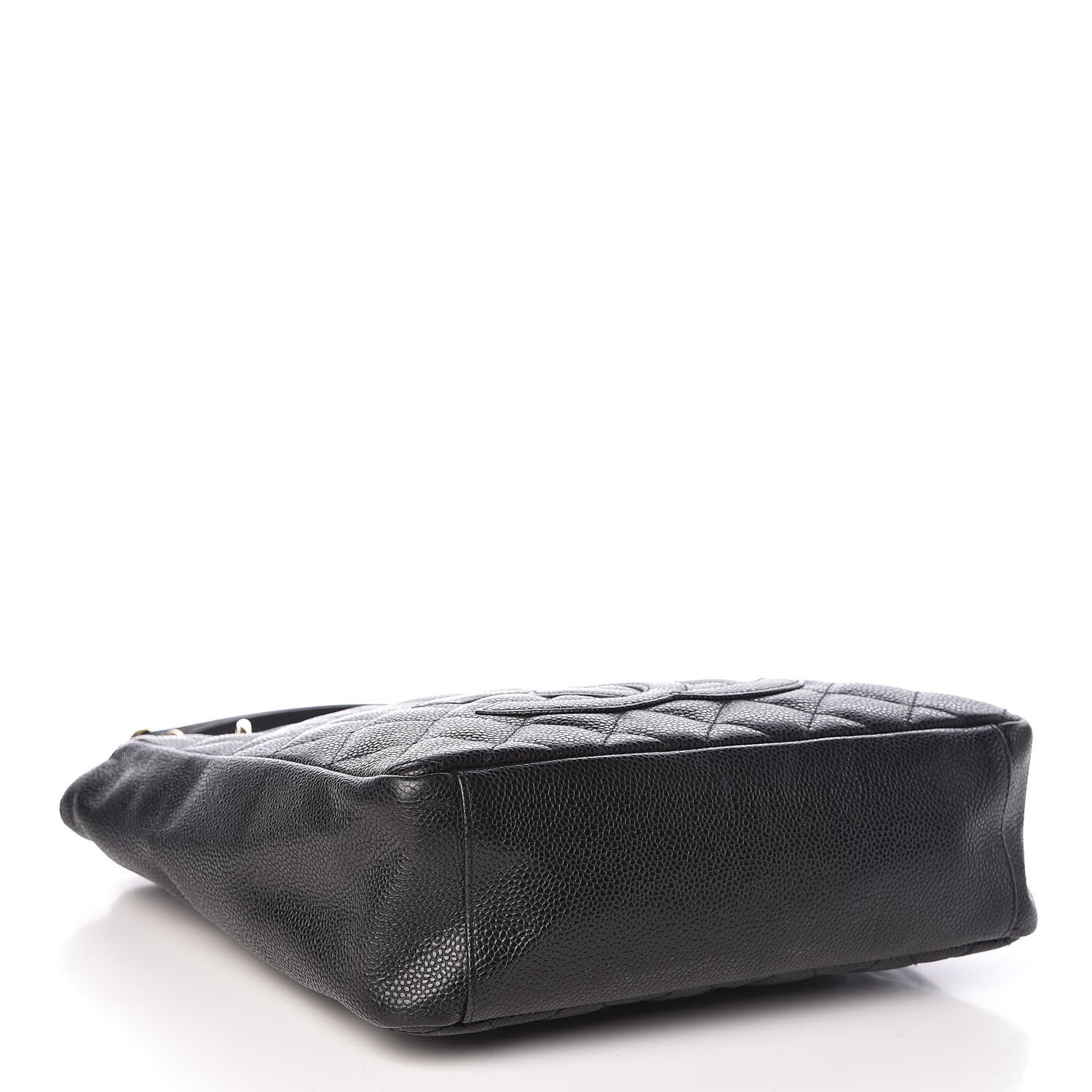 Chanel Caviar Quilted Petit Shopping Tote PST Black 4 of 10