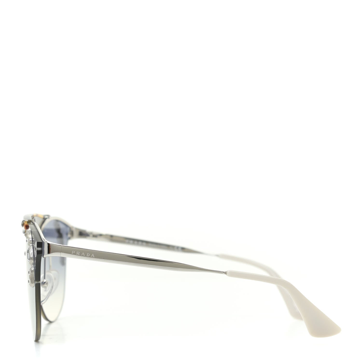 Prada Acetate Crystal Sunglasses SPR 53U Tortoise 3 of 7