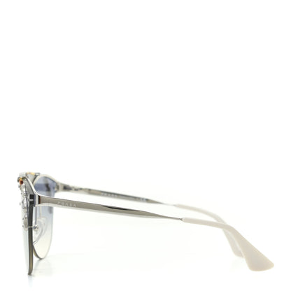Prada Acetate Crystal Sunglasses SPR 53U Tortoise 3 of 7