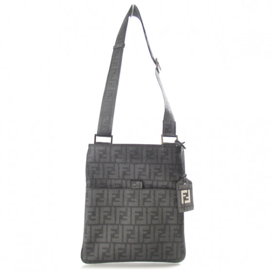 Fendi Zucca Spalmati Messenger Bag Grey 4 of 13