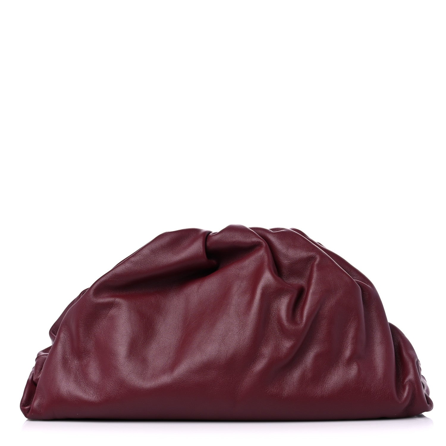 Bottega Veneta Smooth Butter Calf The Pouch Oversized Clutch Bordeaux 1 of 9