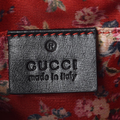 Gucci Calfskin Web Trapuntata Small GG Shoulder Bag Black 8 of 9