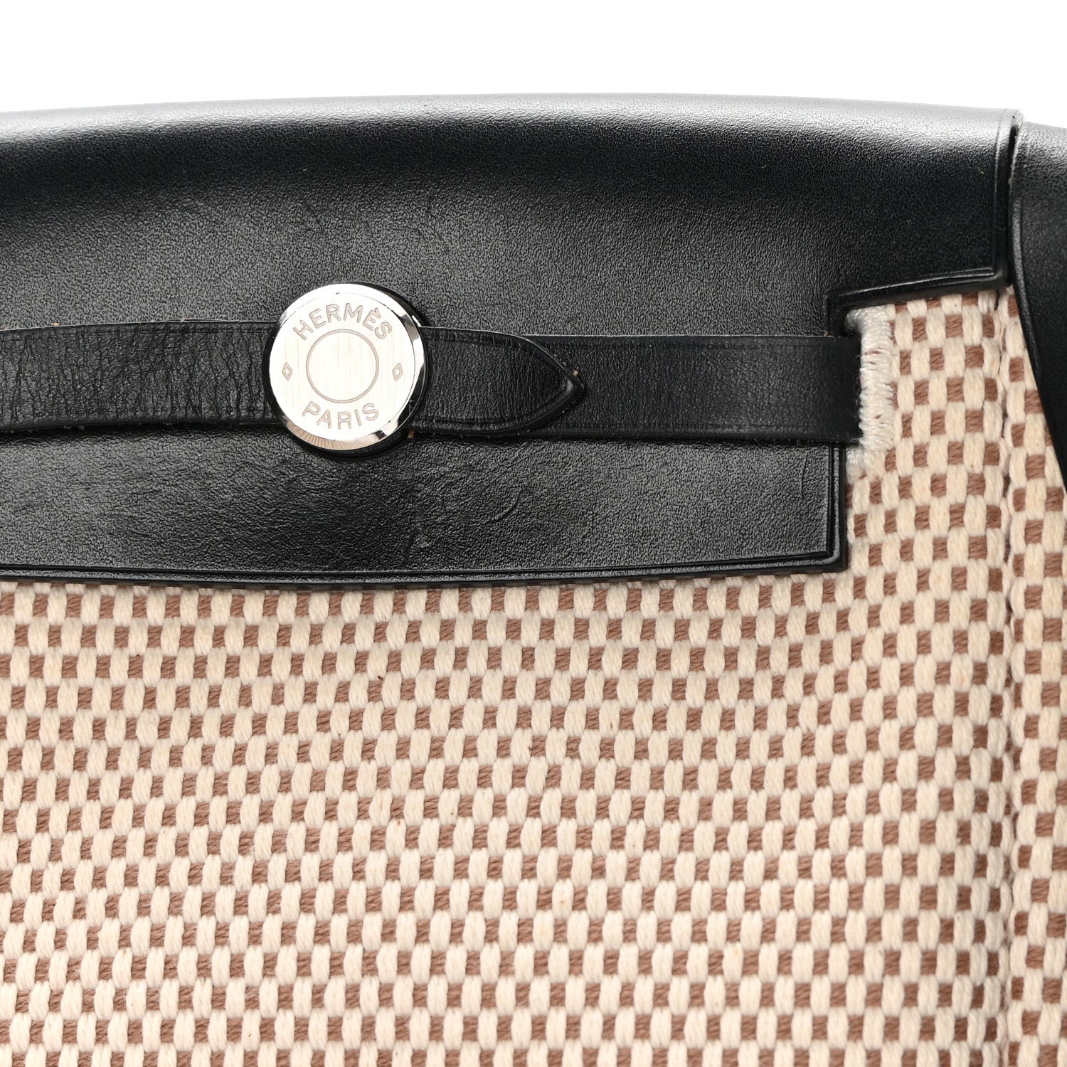 Hermes Toile Herbag TPM Natural Black 13 of 13