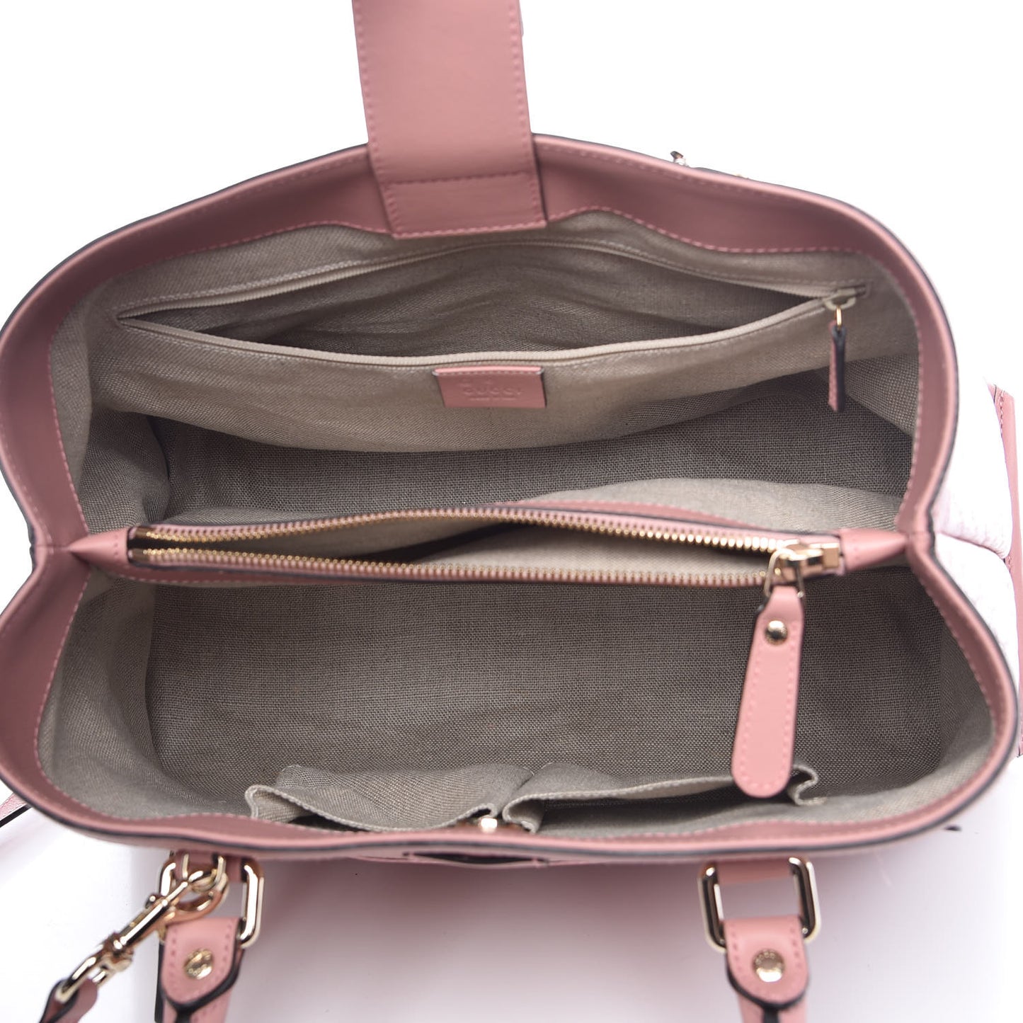 Soft Microguccissima Medium Tote Soft Pink