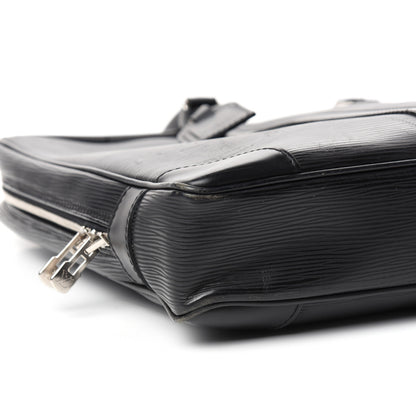 Louis Vuitton Epi Porte-Documents Voyage Briefcase Black 6 of 8