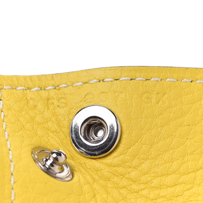 Hermes Taurillon Clemence Mini Mises et Relances Change Tray Jaune Fauve 6 of 7