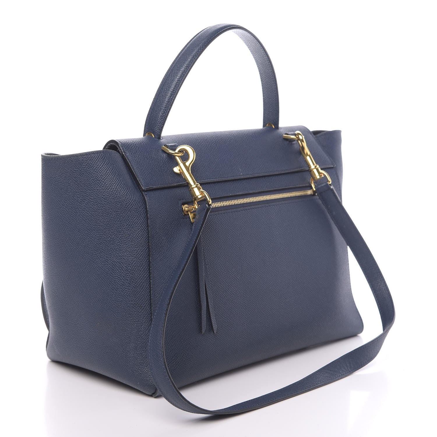 Celine Grained Calfskin Mini Belt Bag Deepsea 3 of 14