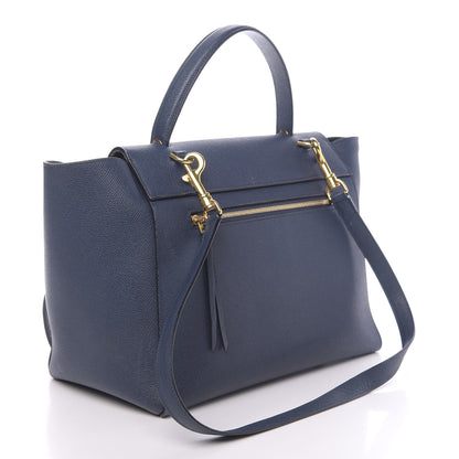 Celine Grained Calfskin Mini Belt Bag Deepsea 3 of 14