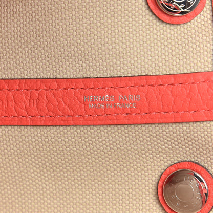 Hermes Toile Militaire Vache Country Garden Party 30 Beton Rose Tyrien 6 of 9