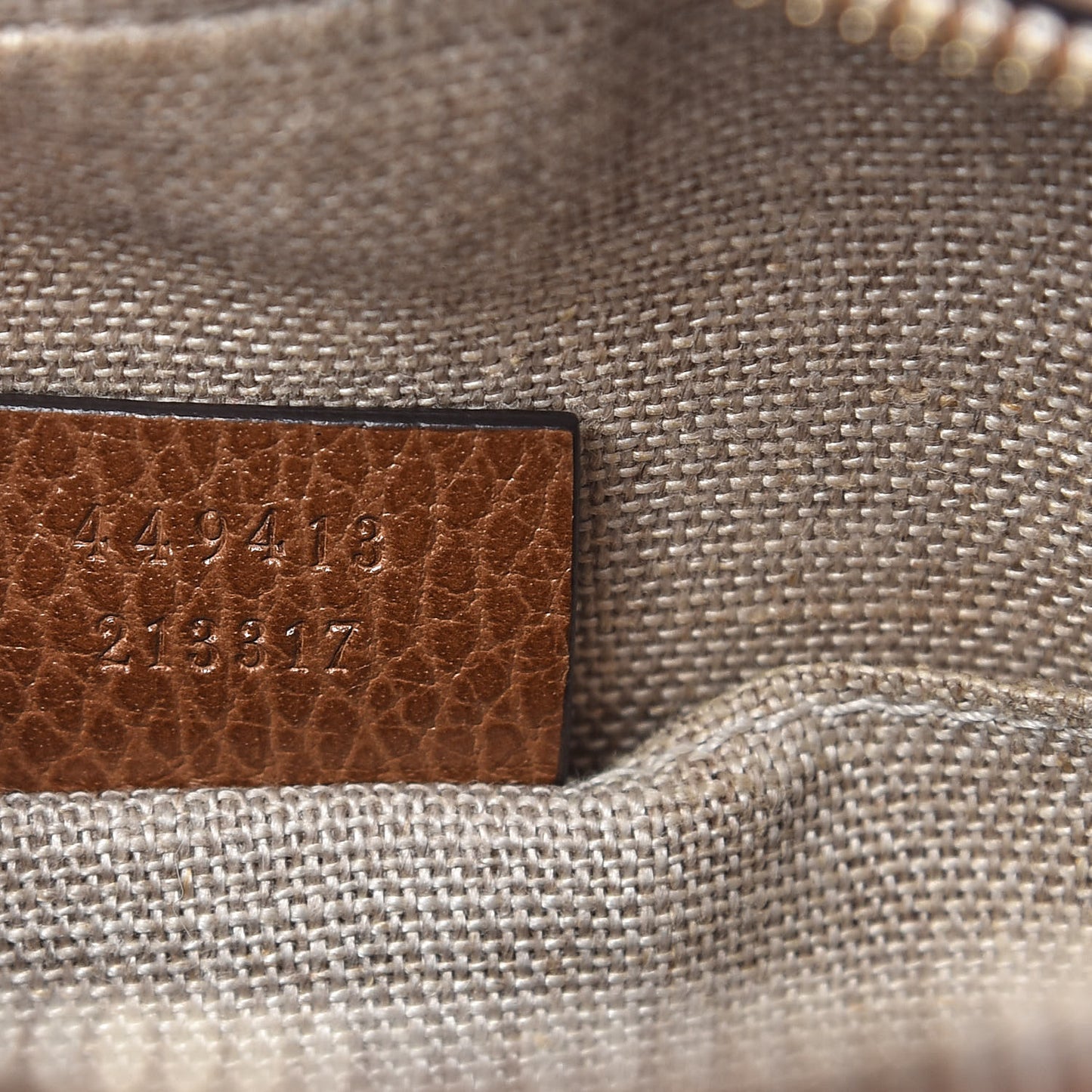 Monogram Mini Bree Messenger Bag Beige Tabacco