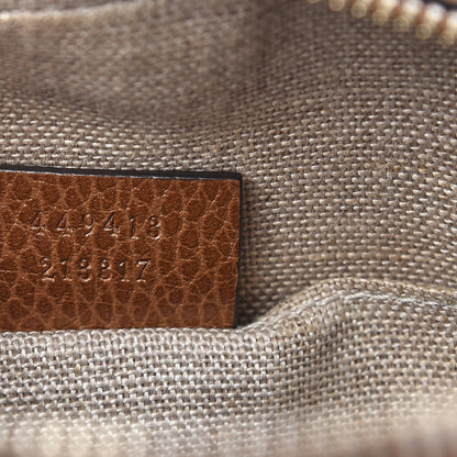 Gucci Monogram Mini Bree Messenger Bag Beige Tabacco 9 of 11
