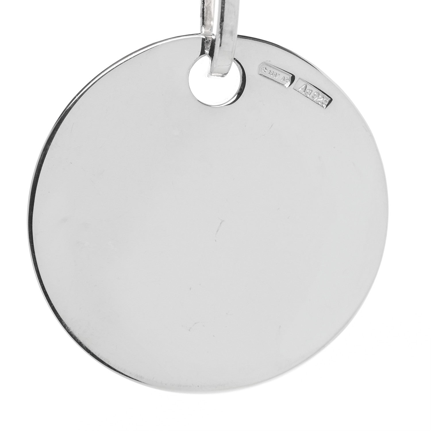 Gucci Sterling Silver Link Round Charm Bracelet 3 of 4