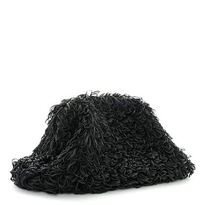 Bottega Veneta Lambskin The Sponge Pouch Clutch Black 3 of 6