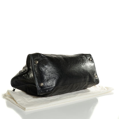 Balenciaga Agneau Giant 21 Silver Hardware Work Black 4 of 12