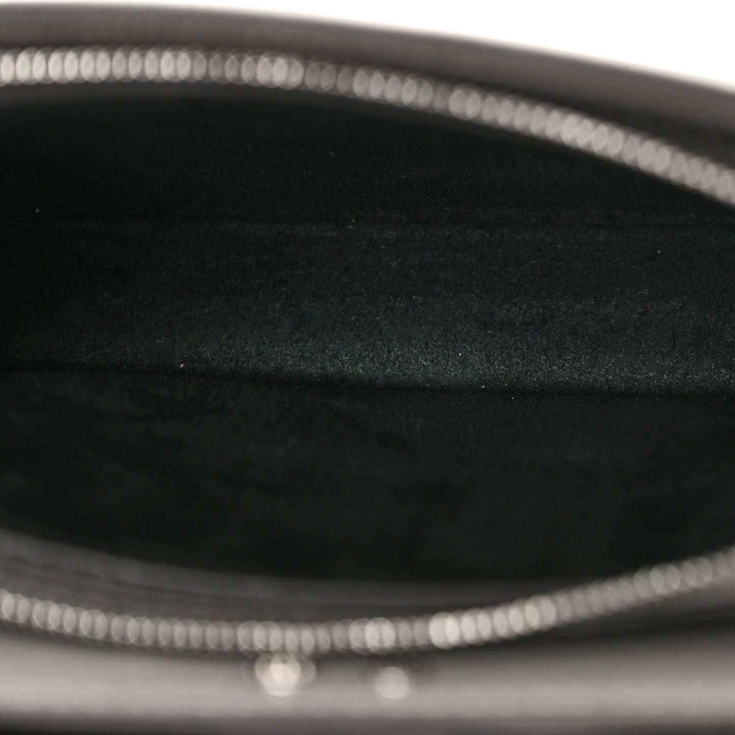 Calfskin Striped Texture FF Peekaboo I See U X Cross Satchel Moon Argilla