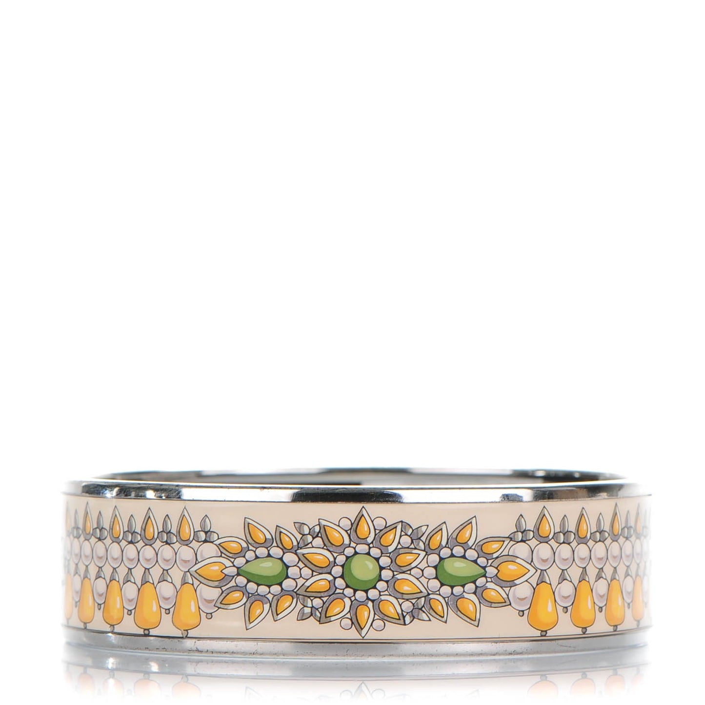 Enamel Printed Wide Parures Des Maharajas Bracelet 70