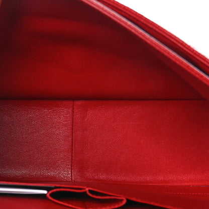 Chanel Caviar Quilted Jumbo Double Flap Red 5 of 9