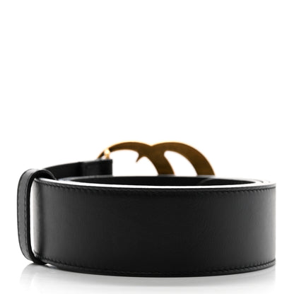 Gucci Calfskin Double G 40mm Belt 80 32 Black 2 of 5