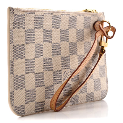 Louis Vuitton Damier Azur Neverfull PM Pochette 3 of 14